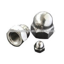 high quality stanless steel flange cap nut, flange head nut